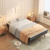 Large 75"x46" Wide Folding Bed for Tall People, Extra Long & Wide Rollaway Bed with 5" Memory Foam, Heavy-Duty 450lbs Capacity Guest Bed
