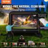 VEVOR Inflatable Movie Screen, 16 FT Inflatable Projector Screen for Outside with Blower and Carrying Bag, Front/Rear Projection