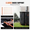 VEVOR Collapsible Rain Barrel 53 Gal Rain Catcher with Spigots and Overflow Kit