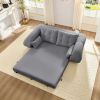 Human Dog Bed, Lazy Sofa Couch, 78.7" Multi-Functional Foldable Sofa Bed, 3-in-1 Teddy Fabric Foam-Filled Sleeper Sofa Bed for Living Room,Guest Bed