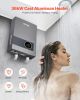 36kW Tankless Electric Water Heater Instant Hot with LCD Touch Child Lock