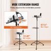 VEVOR Projector Stand with Wheels, Laptop Stand Tripod Adjustable Height from 31.3 to 67.3"