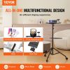 VEVOR Projector Stand with Wheels, Laptop Stand Tripod Adjustable Height from 31.3 to 67.3"