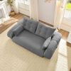 Human Dog Bed, Lazy Sofa Couch, 78.7" Multi-Functional Foldable Sofa Bed, 3-in-1 Teddy Fabric Foam-Filled Sleeper Sofa Bed for Living Room,Guest Bed
