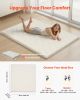 VEVOR Japanese Tatami Mat, Queen Size Foldable Japanese Tatami Mattress, Futon Mattress with Storage Bag & Fastener, 9-Layer Floor Mat for Dormitory