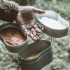 Outdoor camping supplies, portable BC picnic cooking supplies, camping individual lunch boxes